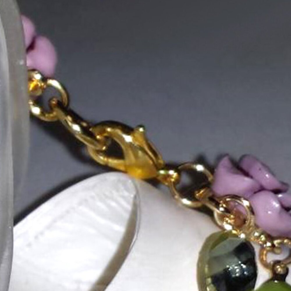 Tdd Custom Made One Size Fits Most Floral Rose Br… - image 3